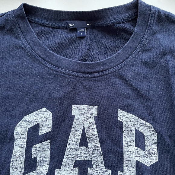 GAP Dark Blue Relaxed Sweatshirt Small - Picture 5 of 12